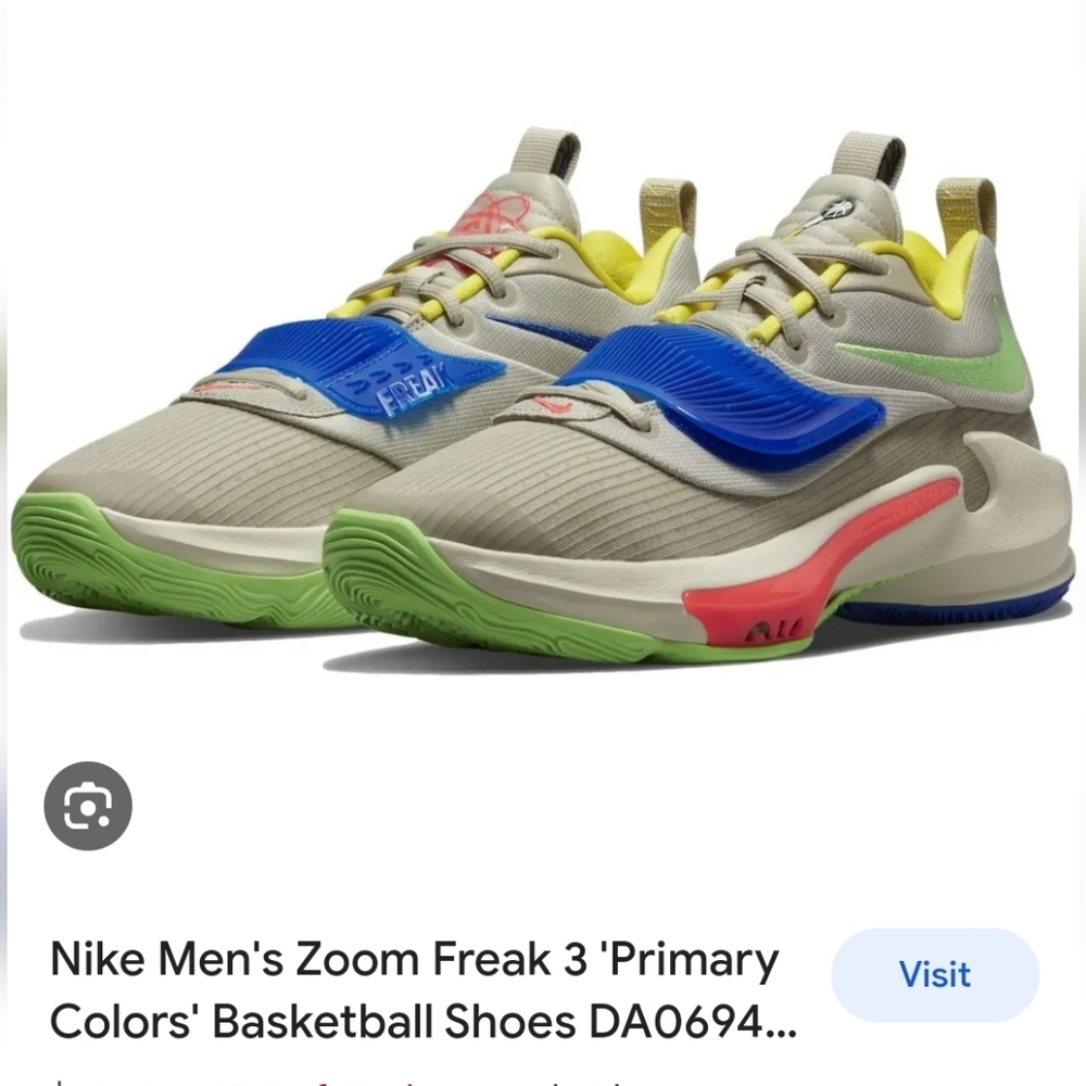 New‎ Nike Giannis Zoom Freak 3 size 8 basketball tennis shoe